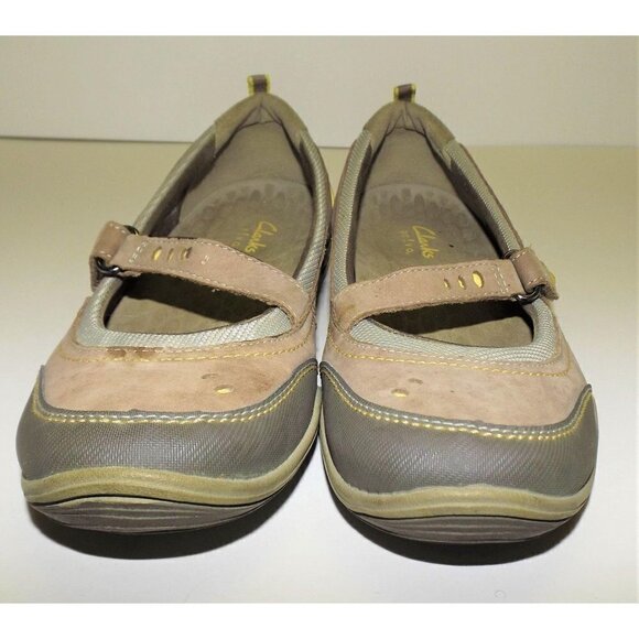 Clarks Privo US 8.5M tan slip on flats - Picture 2 of 6